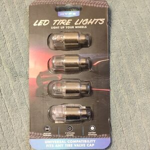 Hype LED Tire Lights - Black and Silver